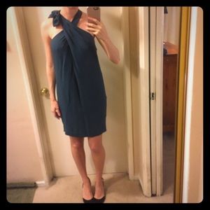 Robert Rodriguez Teal Silk Dress w/pockets, sz 4